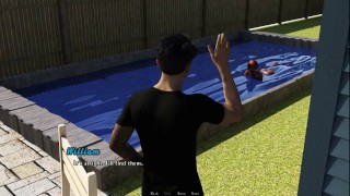 Intertwined:I'm Having Fun With A Sexy Milf By The Pool-Ep10