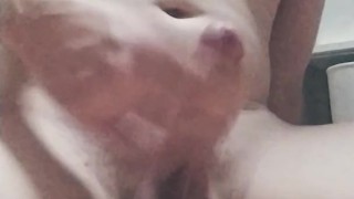 Close up of my cock, cum at the end
