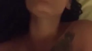 black girl with giant tits masturbating hidden from her parents