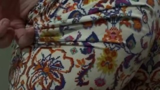 PAWG MILF hot pajama peel 