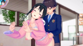 【エロゲーコイカツ！】VTuber 小野町春香3DCG巨乳アニメ動画(バーチャルYoutuber)[Hentai Game Koikatsu! Onomachi Haruka(Anime 3DCG