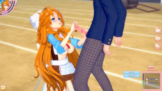 【エロゲーコイカツ！】VTuber 御伽原江良3DCG巨乳アニメ動画(バーチャルYoutuber)[Hentai Game Koikatsu! Otogibara Era(Anime 3DCG