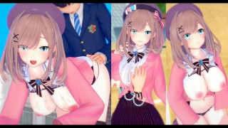 [Hentai Game Koikatsu! ]Have sex with Big tits Vtuber Suzuhara Lulu.3DCG Erotic Anime Video.