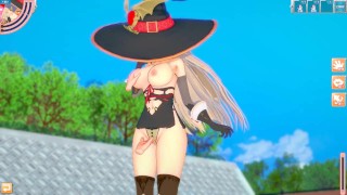 【エロゲーコイカツ！】VTuber ニュイ・ソシエール3DCG巨乳アニメ動画(バーチャルYoutuber)Hentai Game Koikatsu! Nui Sociere (Anime 3DCG 