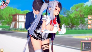 【エロゲーコイカツ！】VTuber 夜見れな3DCG巨乳アニメ動画(バーチャルYoutuber)[Hentai Game Koikatsu! Yorumi Rena(Anime 3DCG Video)