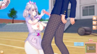 【エロゲーコイカツ！】VTuber 健屋花那3DCG巨乳アニメ動画(バーチャルYoutuber)[Hentai Game Koikatsu! Sukoya Kana(Anime 3DCG Video)