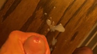 Cumming on the table