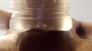 Closeup Fleshlight Fuck