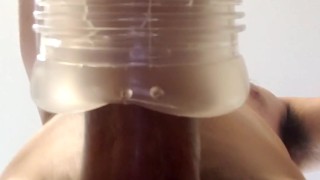 Closeup Fleshlight Fuck