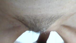 Rub my clit and cum fast inside my dripping pussy