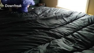 Elf Sex Doll with Puffy Down Jacket Fucked . Short version. Silicone tpe