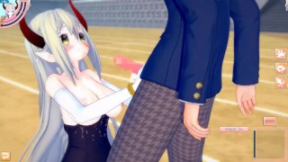 【エロゲーコイカツ！】VTuber えま★おうがすと3DCG巨乳アニメ動画(バーチャルYoutuber)[Hentai Game Koikatsu! Emma☆August (Anime 3DCG V