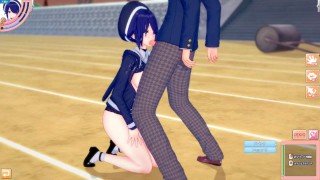 【エロゲーコイカツ！】VTuber 音霊魂子3DCG巨乳アニメ動画(バーチャルYoutuber)[Hentai Game Koikatsu! Otodama Tamako(Anime 3DCG