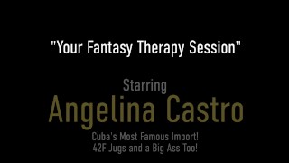POV: Your Thick Therapist Angelina Castro Sucks Your Cock!