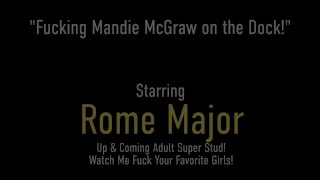 Busty GILF Mandie McGraw Gets Drilled By Rome Major Outside!