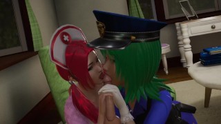 Pokemon girls dress up to spend a rich night of pleasure