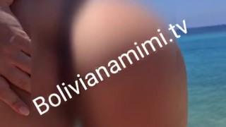 Masturbating at the Caribe... driving the camera man crazy😈😈😈 