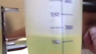 How much can i pee? A lot 1.150 liter