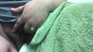 Snuck in the bathroom to release some pressure 