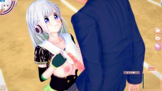 【エロゲーコイカツ！】VTuber YuNi3DCG巨乳アニメ動画(バーチャルYoutuber)[Hentai Game Koikatsu! YuNi(Anime 3DCG Video)]