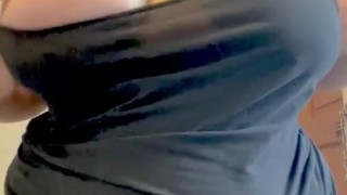 Stripping down showing my tits off for you 