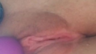 Vibrating my Pussy to Climax this Morning