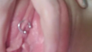 Playing with wet pussy