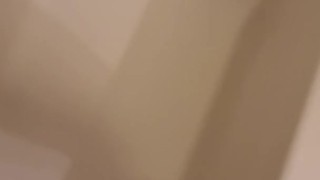 Shower cumshot