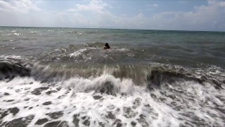 Nude Beach on Black Sea