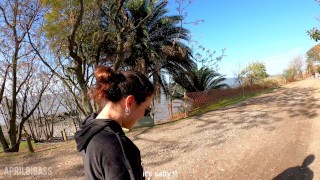 Pee drinking in public park from Argentine ,more 1 liter pee in bottle 4k 60 fr-april bigass-