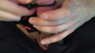 Testing my new SEX TOY - ELECTRO STIMULATION CUMSHOT