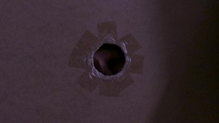 Hot guy sucking dick in the glory hole