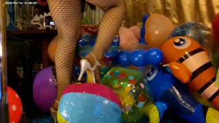 Latex Dominatrix Looner Balloons&Inflatables B2P Hump Pussy Stuff&fuck! 4Ft Fish Floatys&BeachBalls