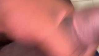 Jerkin off this big dick
