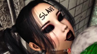 Super hot sexy college girl gets fucked hard by an Evil clown in an abandoned hospital