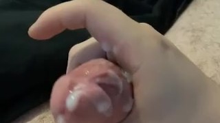 Teen boy cums
