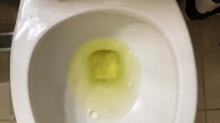 Playing With Myself While I Piss