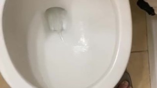 Playing With Myself While I Piss