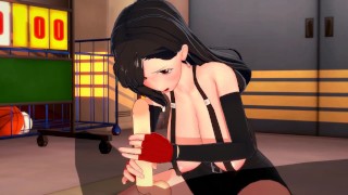 FINAL FANTASY 7 Tifa Lockhart awesome hentai show and creampie (3D HENTAI)
