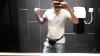 I went to the restroom and urinated