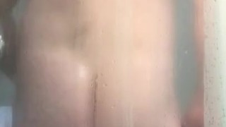 A fondle in the shower 