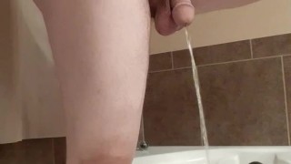 Almost caught peeing for y'all before bed