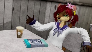 Good Girl Ott Herself in Detention - Second Life Yiff