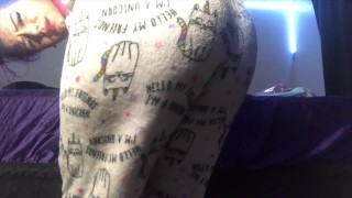 Brooke Farting In Pajama Pants!