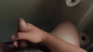 Handjob in my bathroom