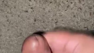Chubby Guy Jerks Off Until He Cums