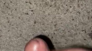 Chubby Guy Jerks Off Until He Cums