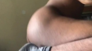 Slimthick Ebony humping bed