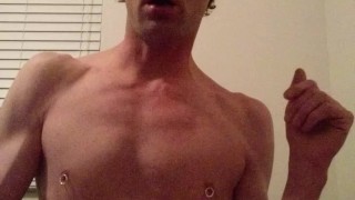 Huge Masterbating Cumshot