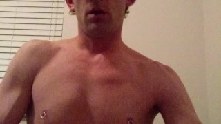 Huge Masterbating Cumshot
